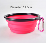 Folded Silicone Pet Dog Bowl - Minihomy