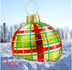 Christmas Ornament Ball Outdoor Inflatable Decorated Ball - Minihomy