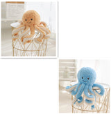 Lovely Simulation Octopus Pendant Plush Stuffed Toy Soft Animal Home Accessories Cute Doll Children Gifts - Minihomy