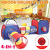 Kids Play House Indoor Outdoor Ocean Ball Pool Pit Game Tent Play Hut Easy Folding Girls Garden Kids Children Toy Tent - Minihomy