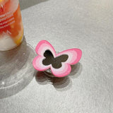 Color Butterfly Stand Silicone Phone Case - Minihomy