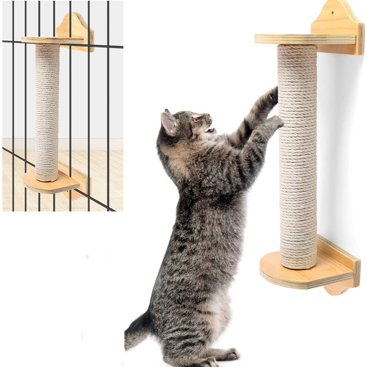 53cm Cat Scratch Column Cat Climbing Frame Pet Toys - Minihomy