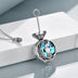 925 Sterling Silver Mermaid Urn Necklace for Women Mermaid Cremation Jewelry for Ashes - Minihomy