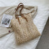 Forest Woven Large Capacity Tote Bag - Minihomy