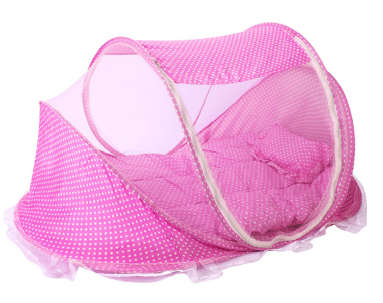 Foldable  Baby Bed Net With Pillow Net 2pieces Set - Minihomy