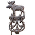 European Retro Nostalgic Cast Iron Crafts Retro Elk Door Knock - Minihomy