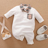 Gentleman's Baby Clothes Long-sleeved One-piece - Minihomy