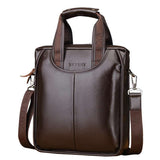 Men's Bag Shoulder Messenger Vertical Portable Briefcase - Minihomy