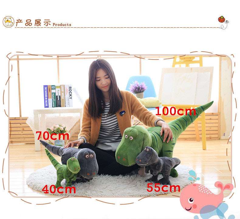 Dinosaur Plush Toys Cartoon Tyrannosaurus Cute Stuffed Toy Dolls For Kids Children Birthday Gift - Minihomy