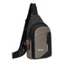 Contrasting Air Backflow Pearlescent Film Chest Bag - Minihomy