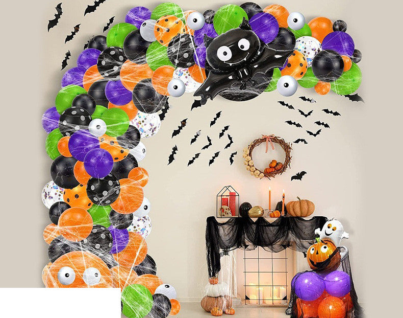 Halloween Party Decor Latex Balloons Set - Minihomy