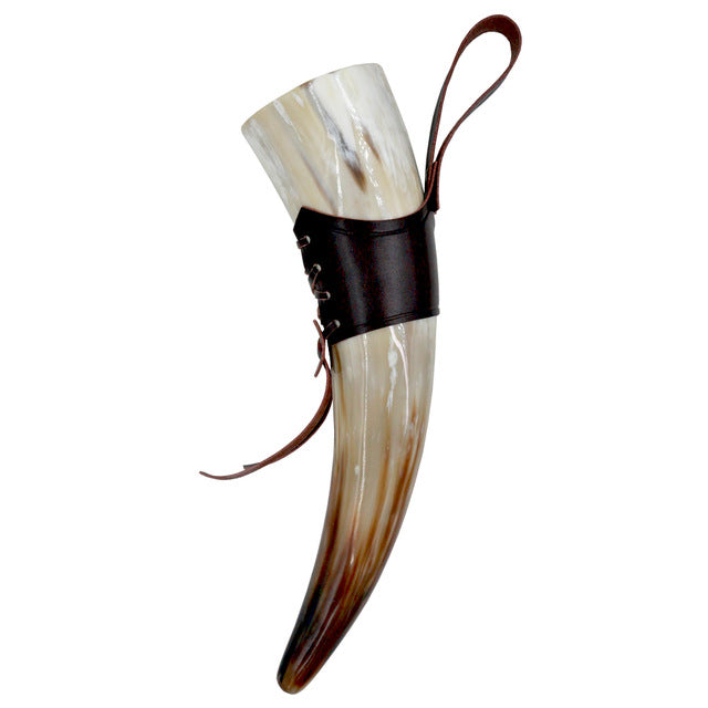 Handicrafts Home Real Viking Drinking Horn Mug With Stand Cu - Minihomy