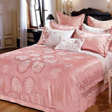 Ice Silk Jacquard High-end Linen And Cotton Bedding Set - Minihomy