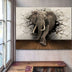 Creative Home Decor Elephant Canvas Painting - Minihomy