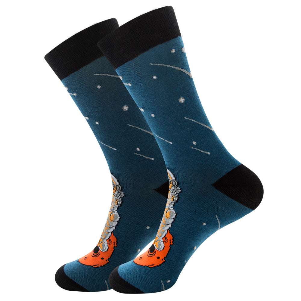 Geometric Fruit Women Socks Street Trend - Minihomy