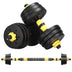 Adjustable Dumbbells Set With Connecting Rod 20KG - Minihomy