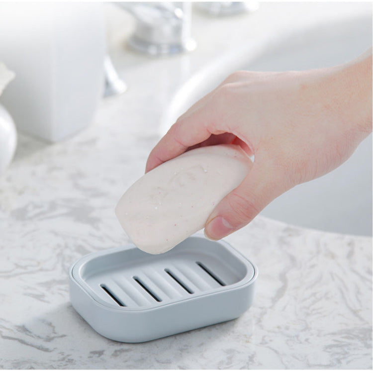 Creative Bathroom Double Drain Soap Rack - Minihomy