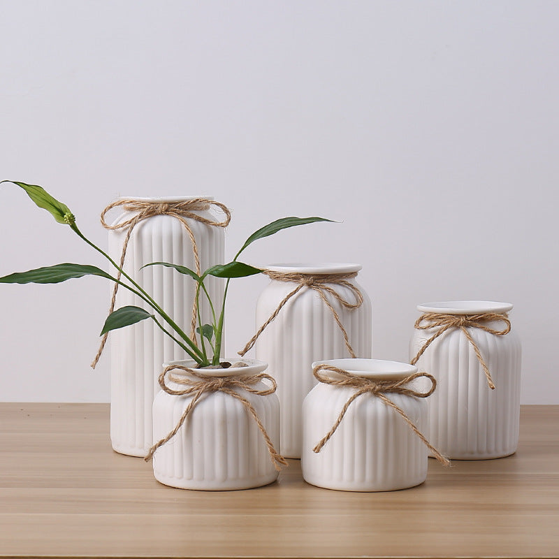 Decorative Creative Ceramic Flowerware Simple And Modern - Minihomy