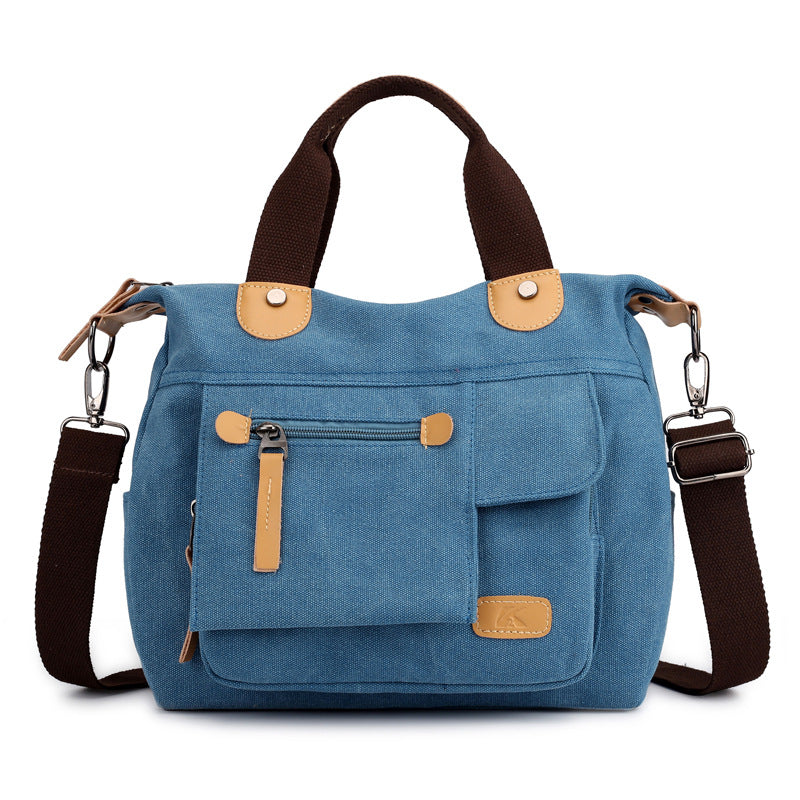 Retro Fashion Canvas Casual Female Bag