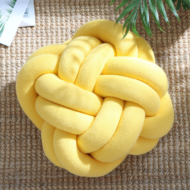 Sofa Pillow Office Nap Craft Pillow Knot Throw Pillow