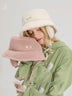 Female Lamb Hair Ear Protection Fisherman Hat - Minihomy