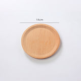 Unpainted Beech Solid Wood Fruit Tray