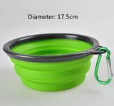 Folded Silicone Pet Dog Bowl - Minihomy