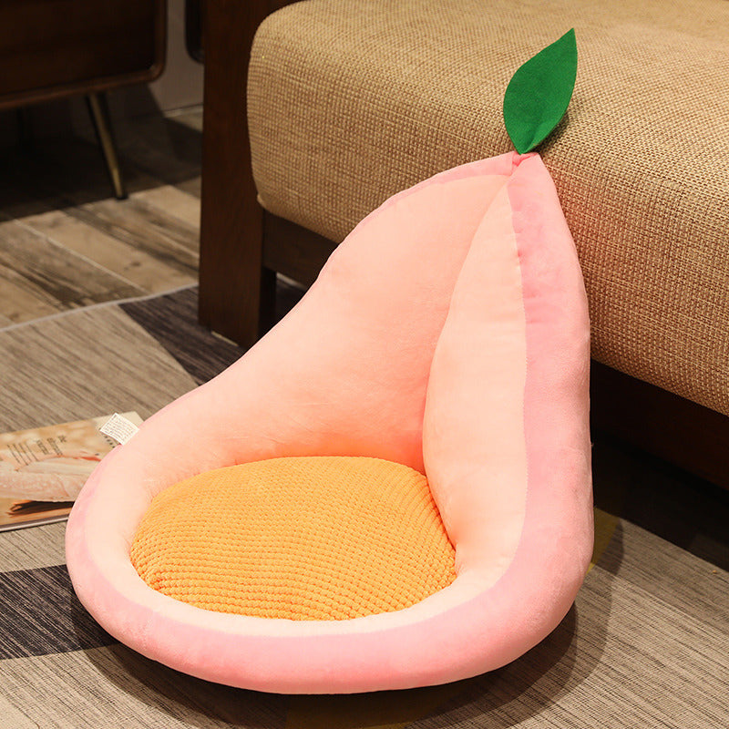 Kawaii Multifunction Plush Fruit Soft Stuffed Cactus Avocado Carrot Pillow Toys Home Office Decor Chair Seat Cushion - Minihomy