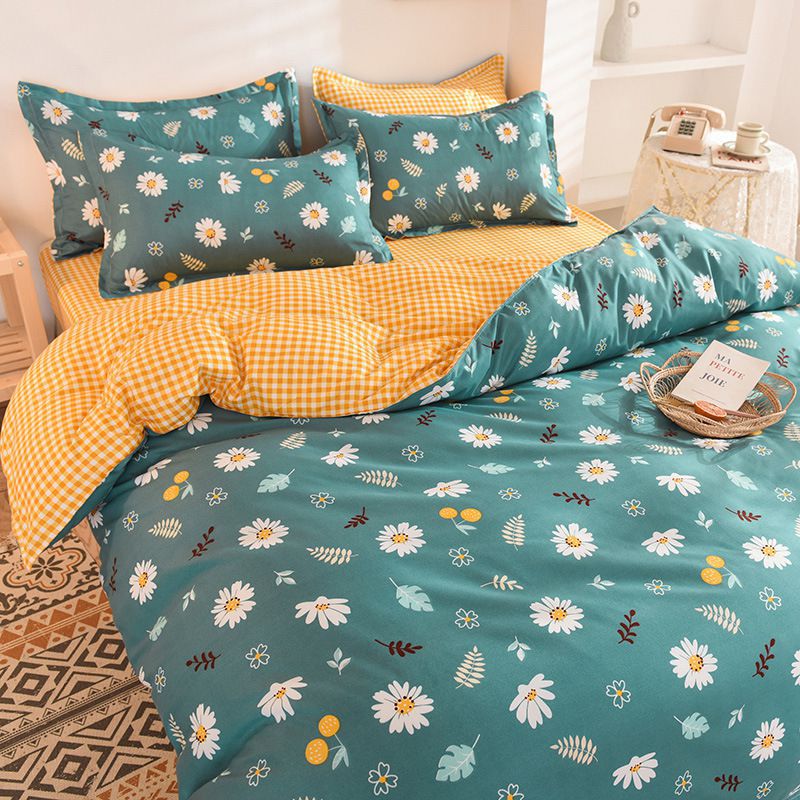 Pillowcase Bed Cover Set Sets Bedding Bedsheet Quilt Duvet - Minihomy