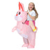 Easter Inflatable Riding Little White Rabbit - Minihomy