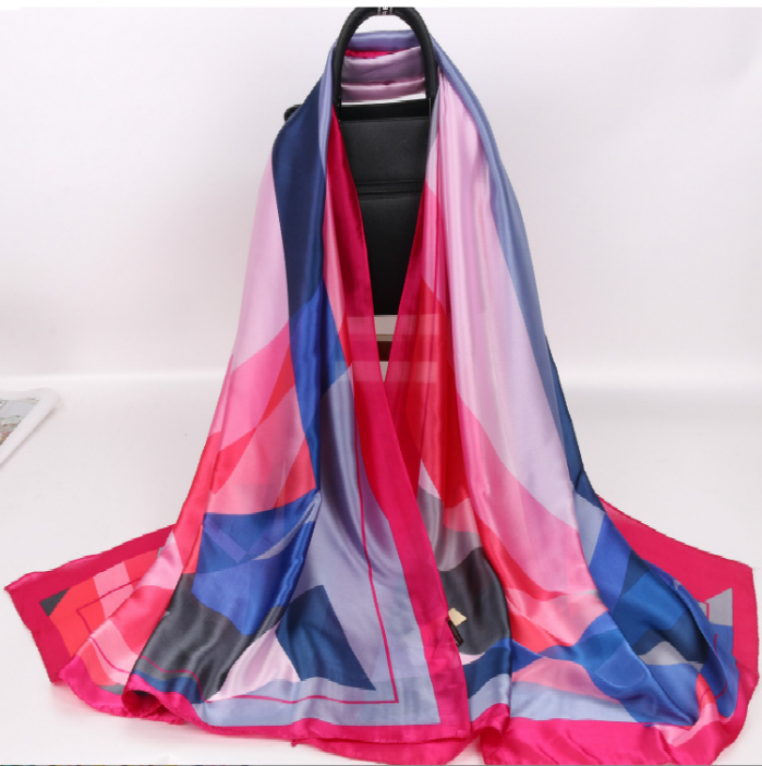 Women's Sunscreen Simulation Silk Scarf