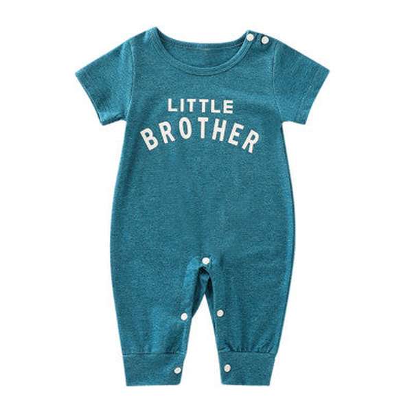 Male Alphabet Long Sleeved Romper Newborn Baby Jumpsuit - Minihomy