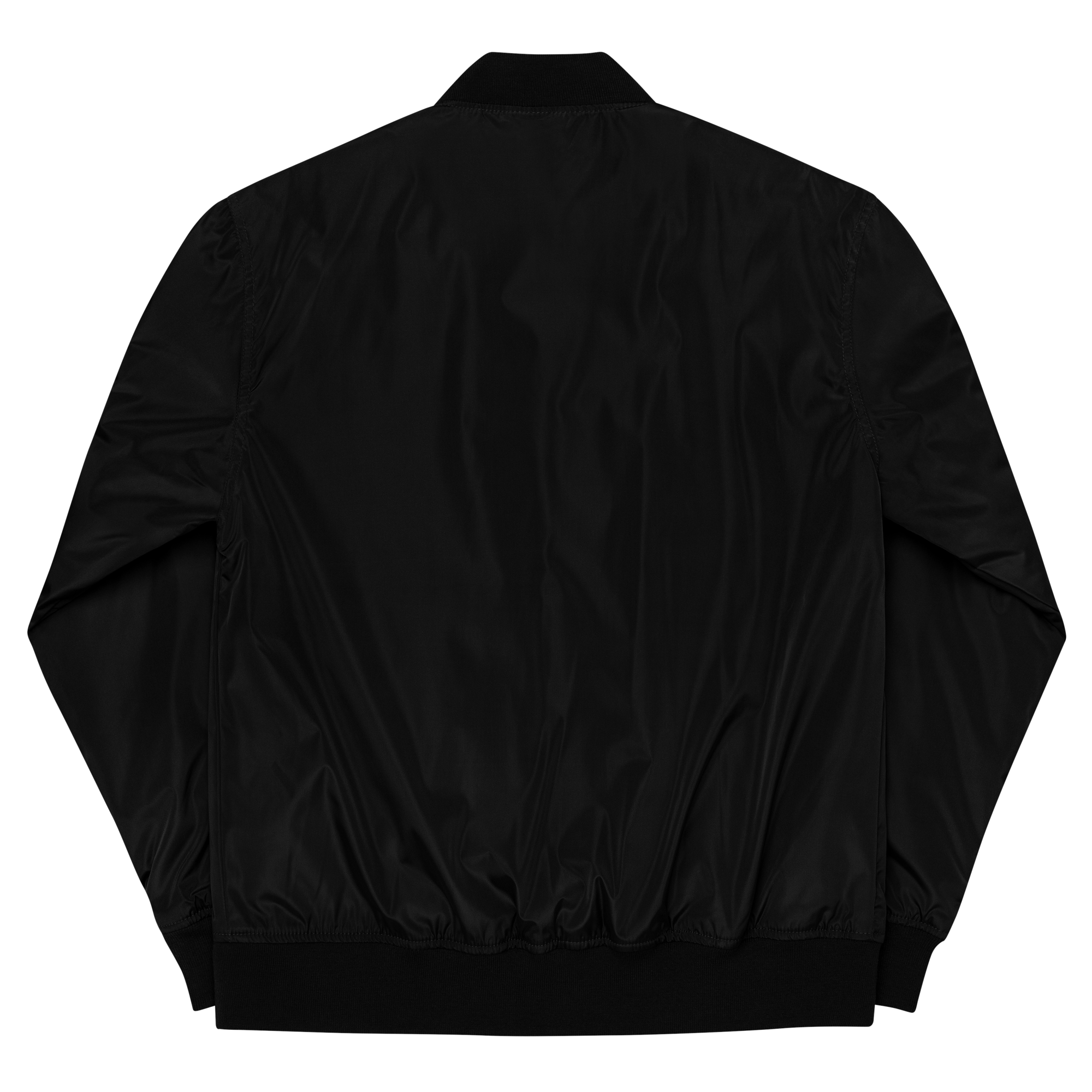 Premium recycled skull crest bomber jacket