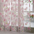 Window Tulle Curtains Bedroom Living Room Balcony Flowers Printed Tulip Sun-shading Translucent Curtain