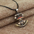 Japanese Anime  Pirate Luffy Anchor Skull Logo Pendant Necklace - Minihomy