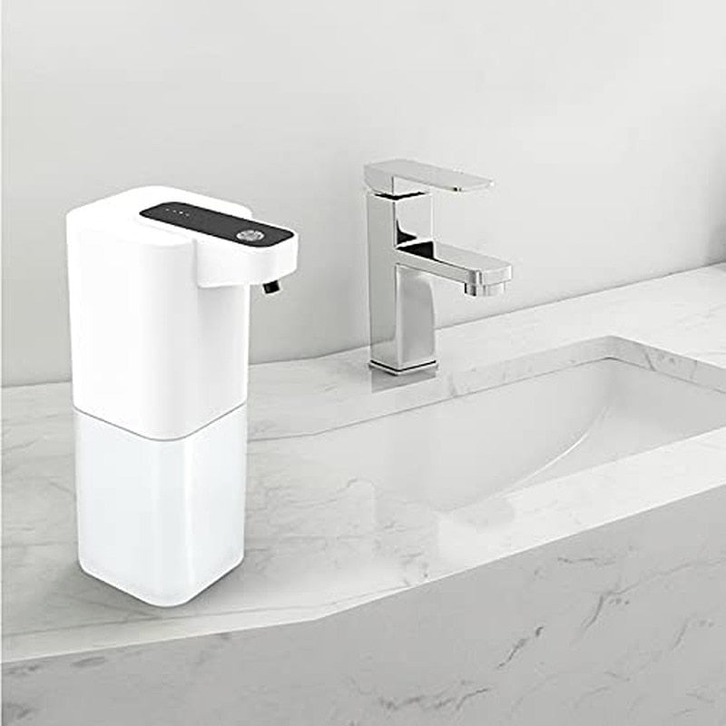 Foam Liquid Soap Dispenser Automatic Soap Dispensers for Bathroom Touchless Dish Soap Dispenser Electric Hand Free Soap Pump - Minihomy