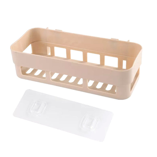 Shower Caddy Plastic Drain Rack Multi Wall-Mounted Purpose Bathroom Storage Organizer Supplies