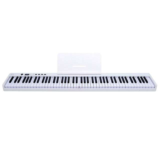 88 Keys Portable Folding Electronic Piano with Dual Speaker and Bluetooth for Beginner Professional Electronic Music Piano - Minihomy