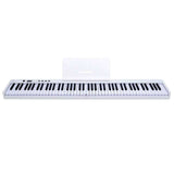 88 Keys Portable Folding Electronic Piano with Dual Speaker and Bluetooth for Beginner Professional Electronic Music Piano - Minihomy