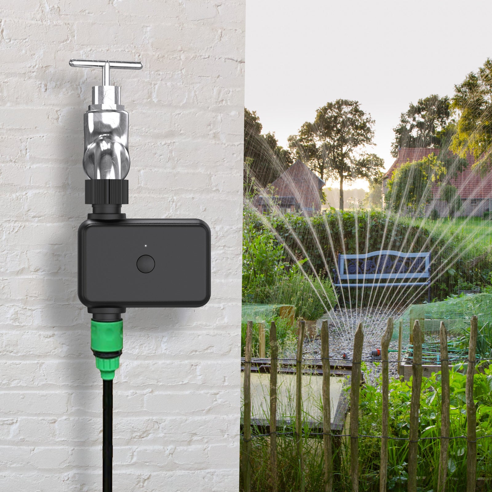 WIFI Watering Timer IP55 Automatic Drip Irrigation Garden Water Controller Valve