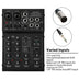 4-Channel 2-band EQ 48V Sound Mixing Console Digital Audio Mixer - Minihomy