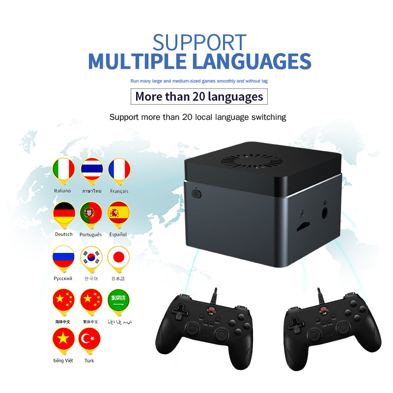 Retro Video Game Console Chuwi Larkbox Super Console X Mini PC Box WIN11 For PS2/SS/WII/PSP/N64/DC Intel J4125 With 71000+ Games