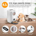 Smart Automatic Dog Cat Feeder 4.5 Liters Dry Food Dispenser Plus 2L Water Feeder Suitable For Small And Medium Pet Smart Feeder