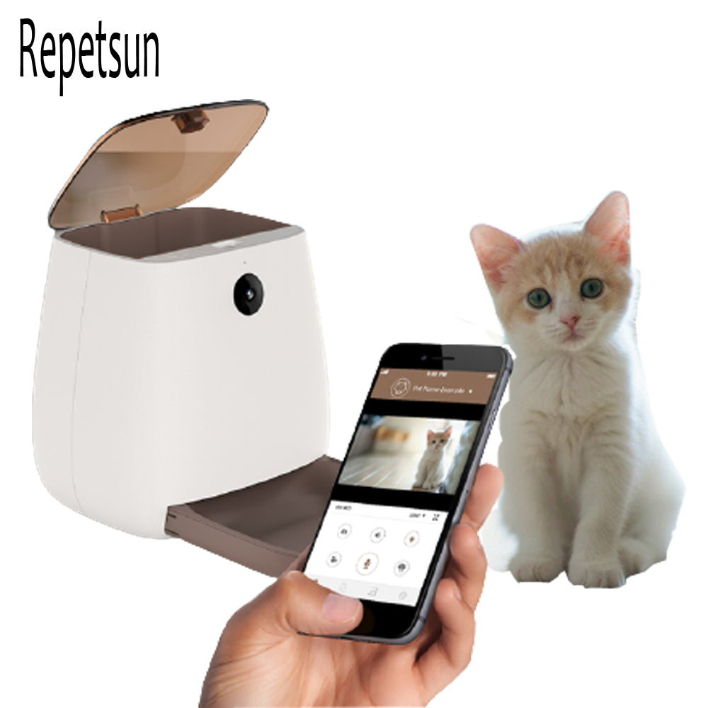 Large Capacity Pet Automatic Feeder Smart Voice Recorder APP Control Timer - Minihomy