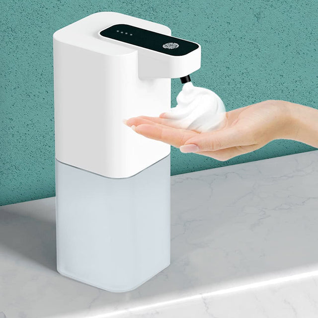 Foam Liquid Soap Dispenser Automatic Soap Dispensers for Bathroom Touchless Dish Soap Dispenser Electric Hand Free Soap Pump - Minihomy