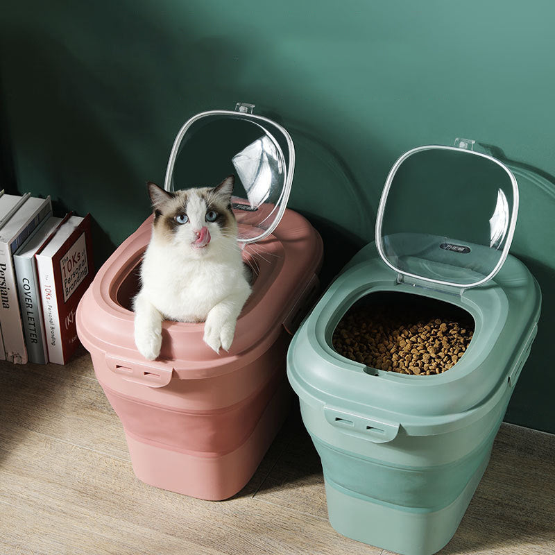 Pet Dog Food Storage Container - Minihomy