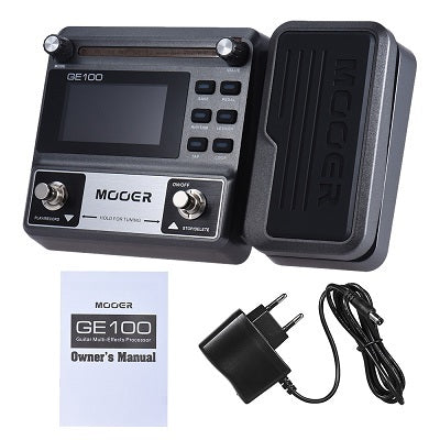 MOOER GE100 Guitar Multi-effects Processor Effect Pedal with Loop Recording and High Brightness LCD Display - Minihomy