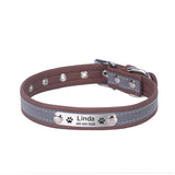 Personalized Dog Leather Collar - Minihomy