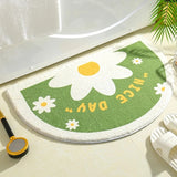 Floral Welcome Entrance Doormats Carpets For Home Bath Living Room Floor - Minihomy