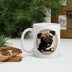 Pawsome White Glossy Pug Mug - Minihomy